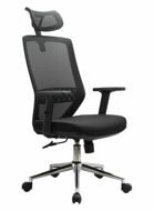 Кресло Riva Chair Alt RCH 833H Чёрный/Хром