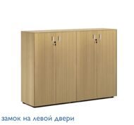 ENZO Шкаф средний H.120, 4 дв СВ.ЭВКАЛИПТ/ХРОМ