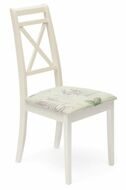 Стул Picasso ( PC-SC ) дерево гевея, 45х53х97см, ivory white (слоновая кость 2-5), Ткань Прованс № 13