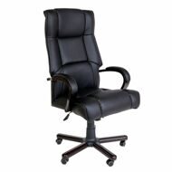 Chair A Chair A / Кресло Chair A 71x81,5x120 чёрный / темный орех