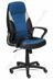Кресло INTER кож/зам/ткань, черный/синий/серый, 36-6/С24/14 (12018)