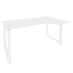 Onix Стол эргономичный правый на О-образном м/к O.MO-SA-1 (R) Белый бриллиант/Белый металл 1580*980*750 (720/460)