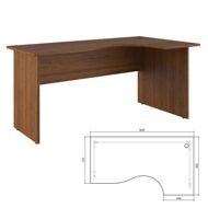 Trend Стол эргономичный правый орех экко 160x90x75 TRD29625503